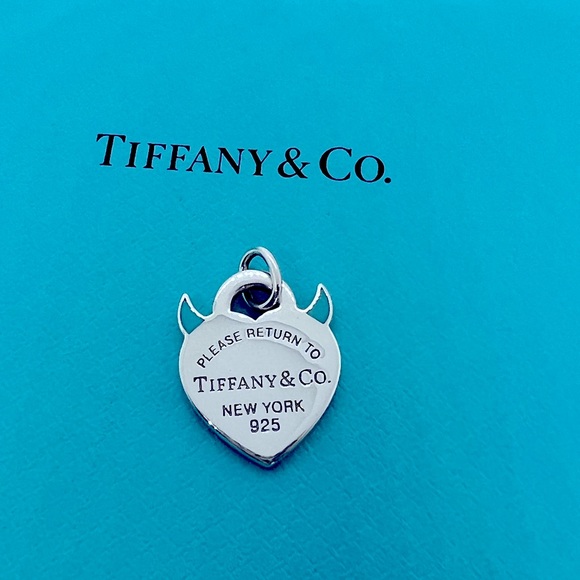 Tiffany Co Devil Enamel Charm Sterling 